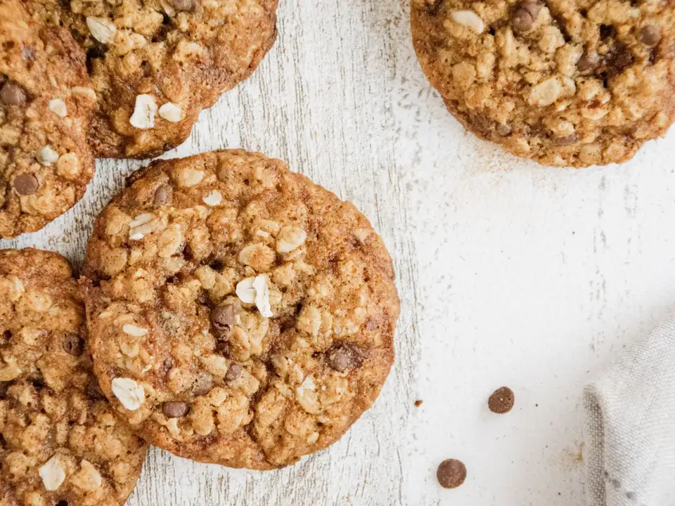 Cookies protéinés avoine et pépites de chocolat