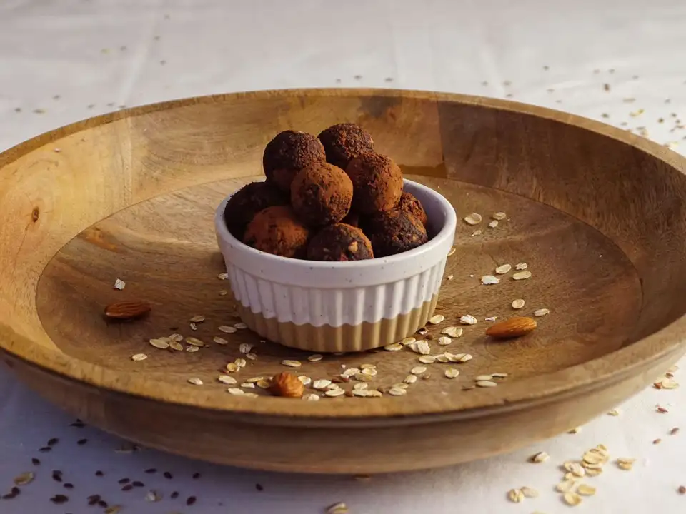 Energy balls protéinées au beurre de cacahuète