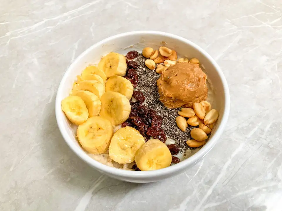 Porridge protéiné au chocolat